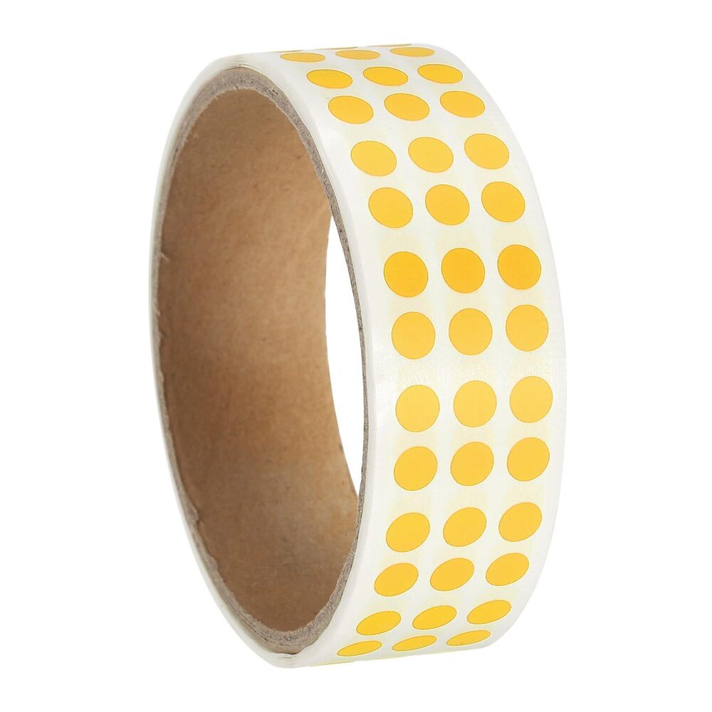 3894 Colored Dot Stickers 1/4", 1000 Pcs Color Coding Labels Blank Circle